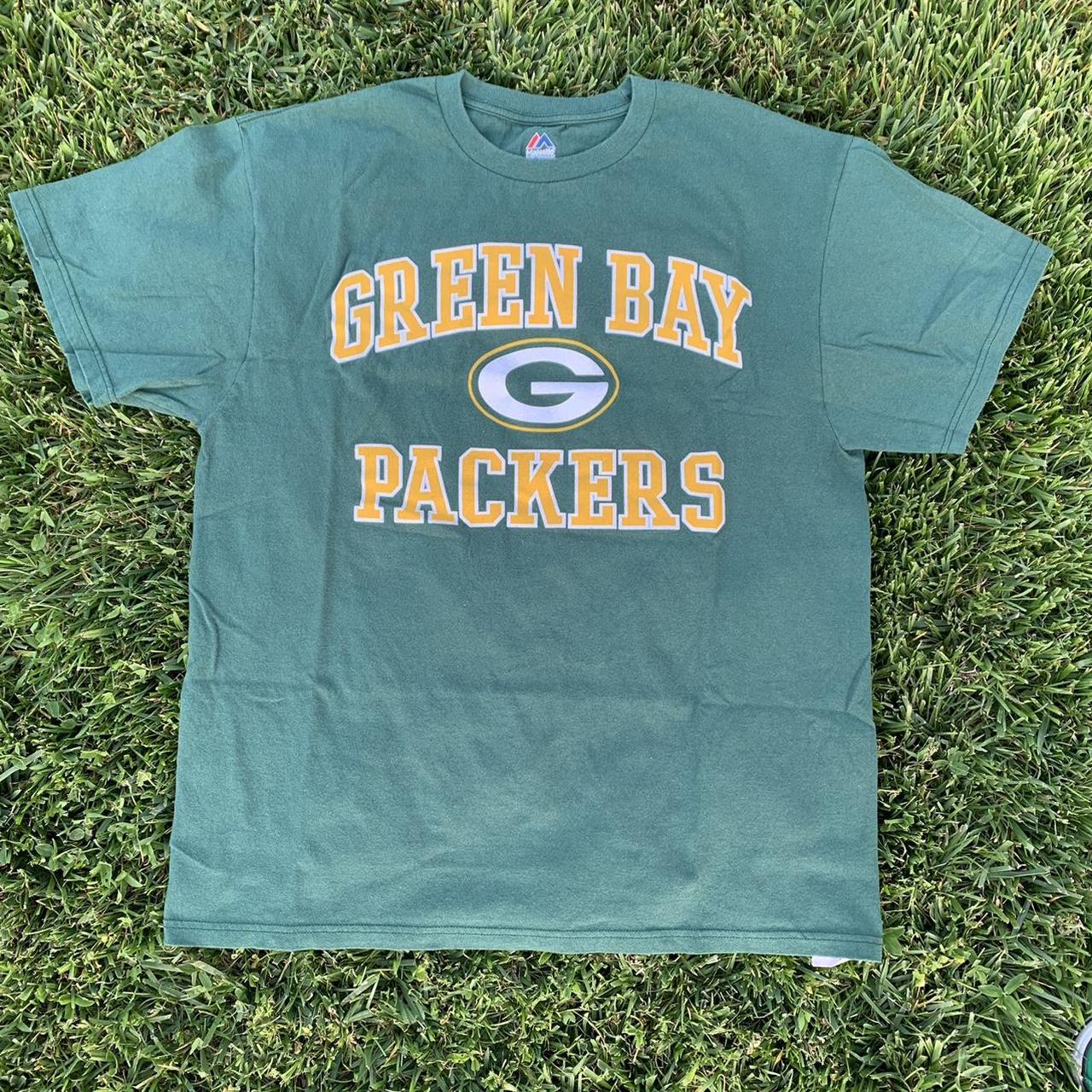 Green Bay Packers Long Sleeve T-Shirt • Size: - Depop