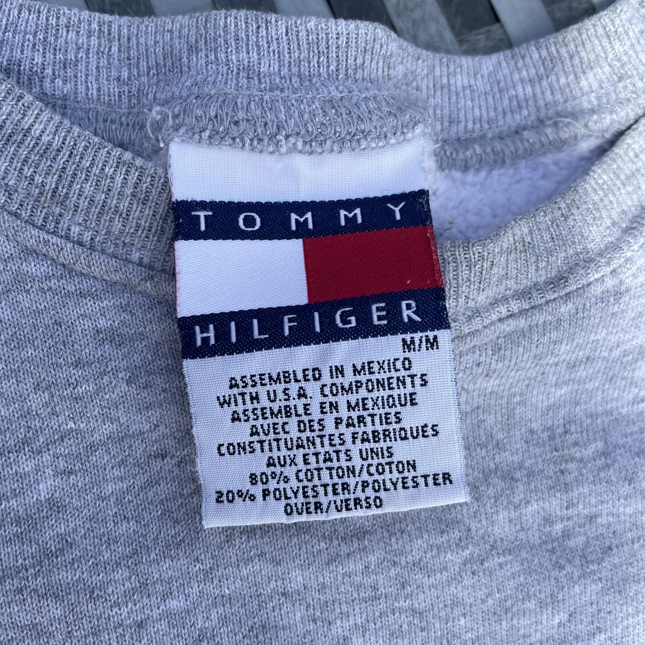 Tommy Hilfiger Women's Grey Sweatshirt | Depop