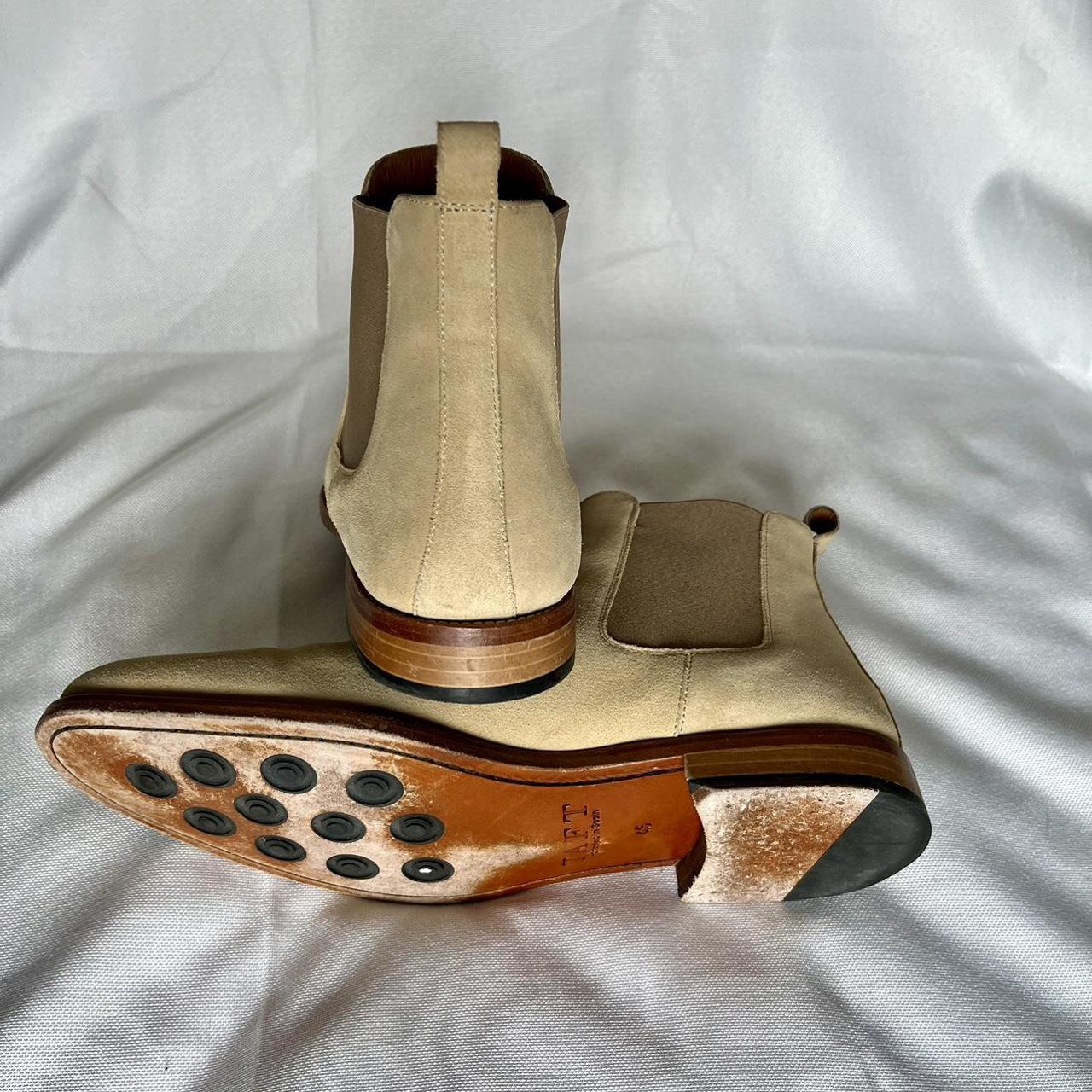 Men's Cream Boots Depop