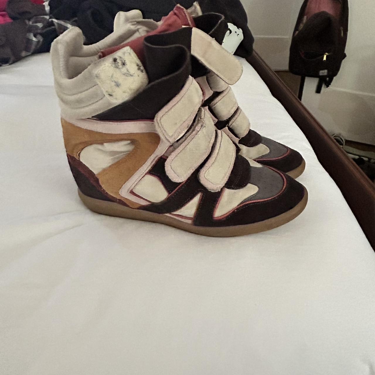 isabel marant wedge trainers