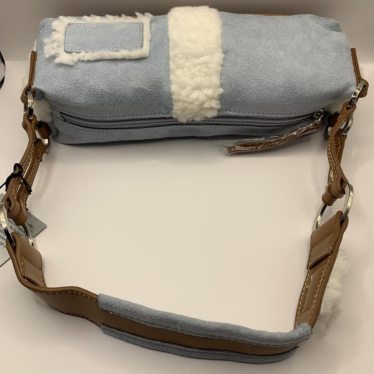 Ego Purse Small Sherpa Blue Shoulder Bag NWT.... Depop