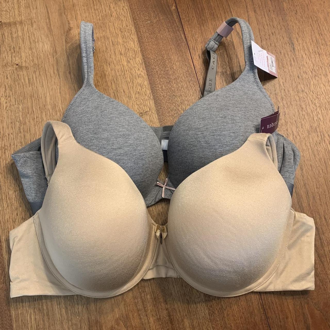 Cacique Bra 44C Lot Of 2 Gray Nude Push Up New With - Depop