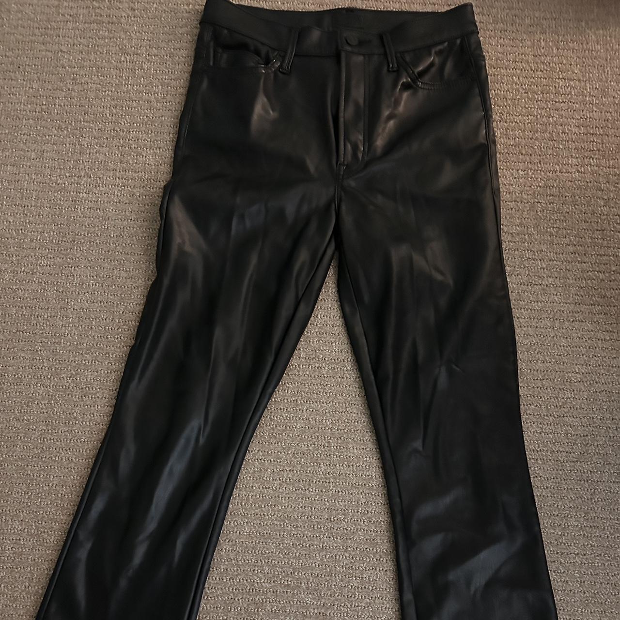 Mother Women's Black Trousers | Depop