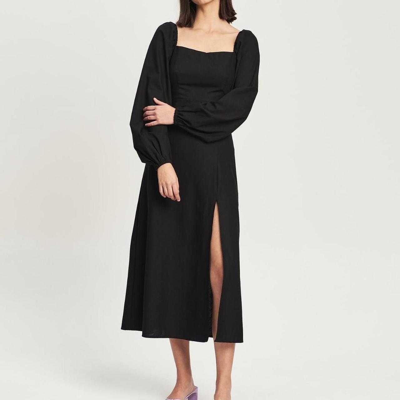 Size 16 Savel long sleeve black cocktail dress. Good... Depop