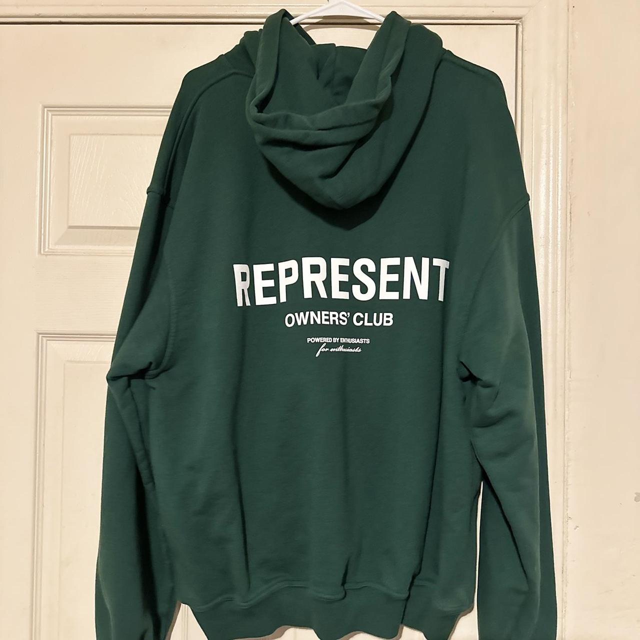 Represent Owners Club Green Hoodie Size L With Proof... - Depop