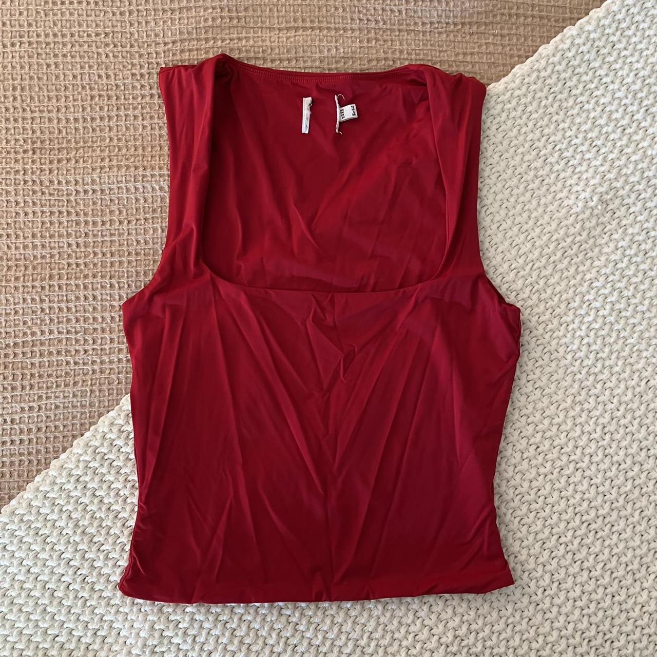 princess polly BACK IN TIME RED in a size 6, tag was... Depop