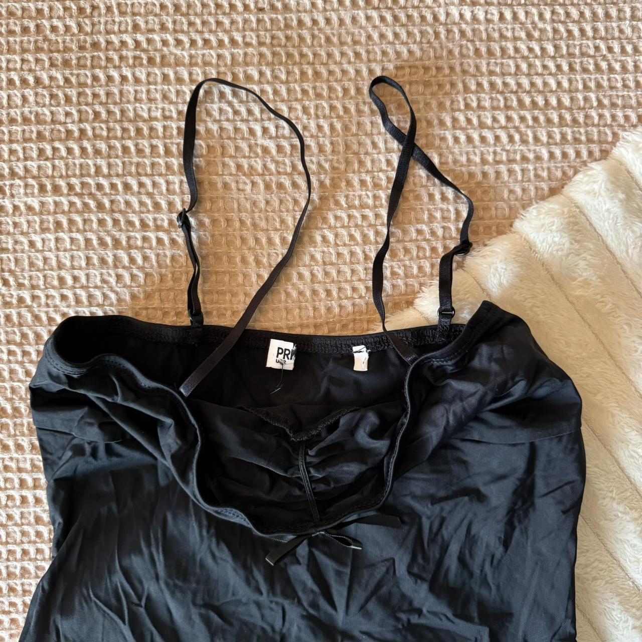 Crop Top Princess Polly Vihaan Para Mujer - Negro 🌙