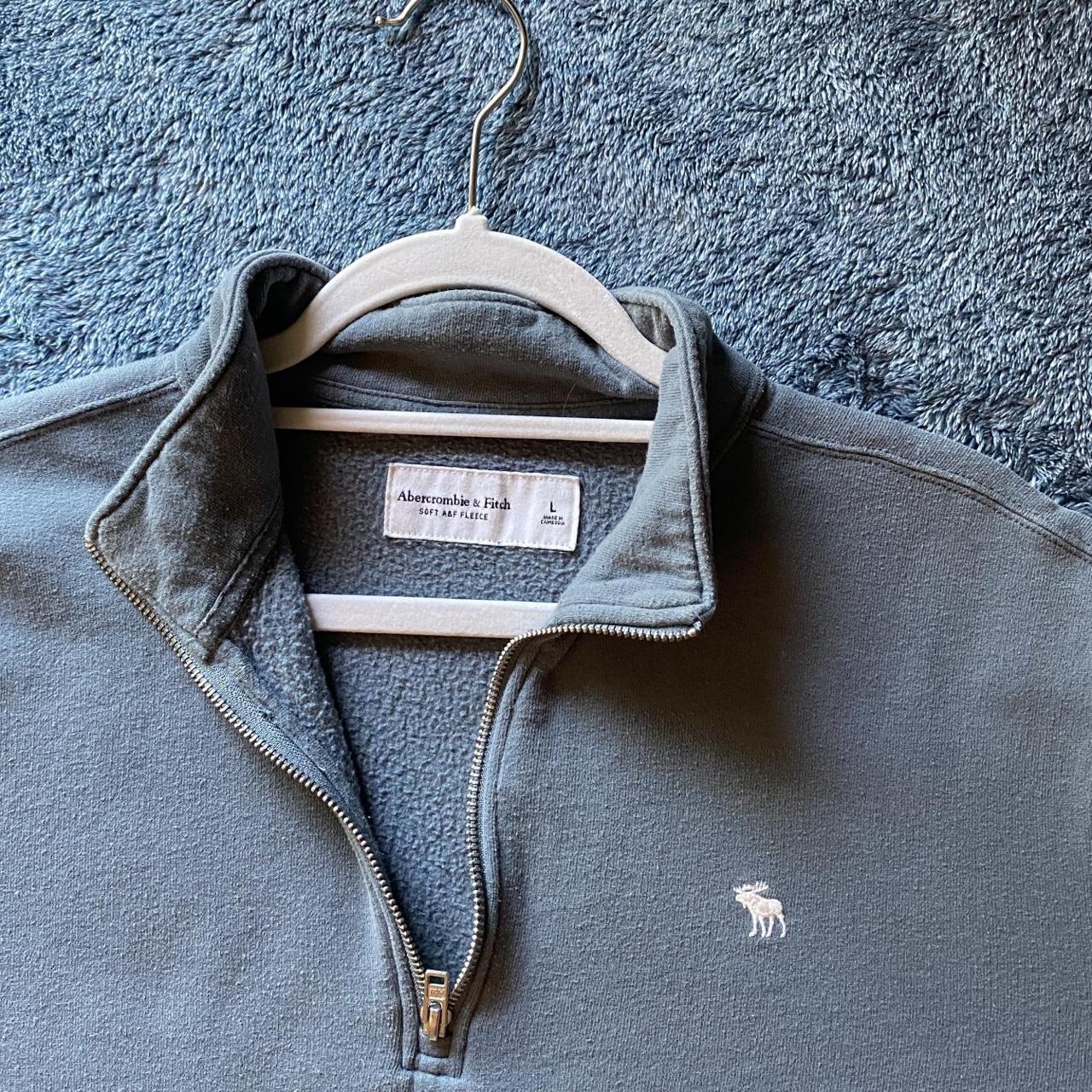 Abercrombie&Fitch Quarter Zip Sweater. Size L, in... Depop