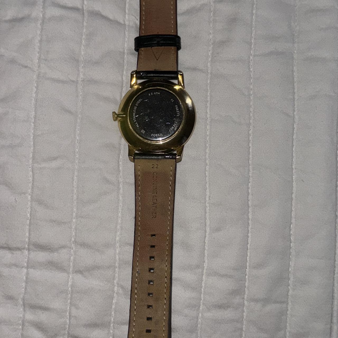 フォレストさま Authentic Fossil FS5571 The Minimalist Moonphase | Depop