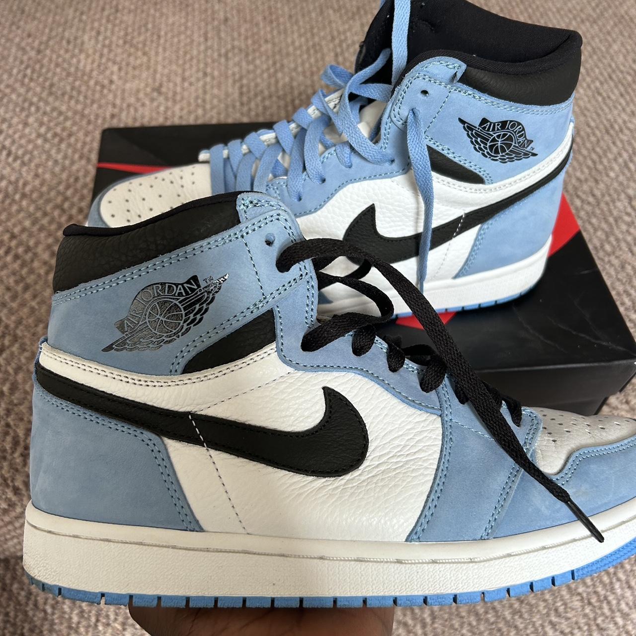 Air Jordan 1 retro high OG university blue. worn once - Depop