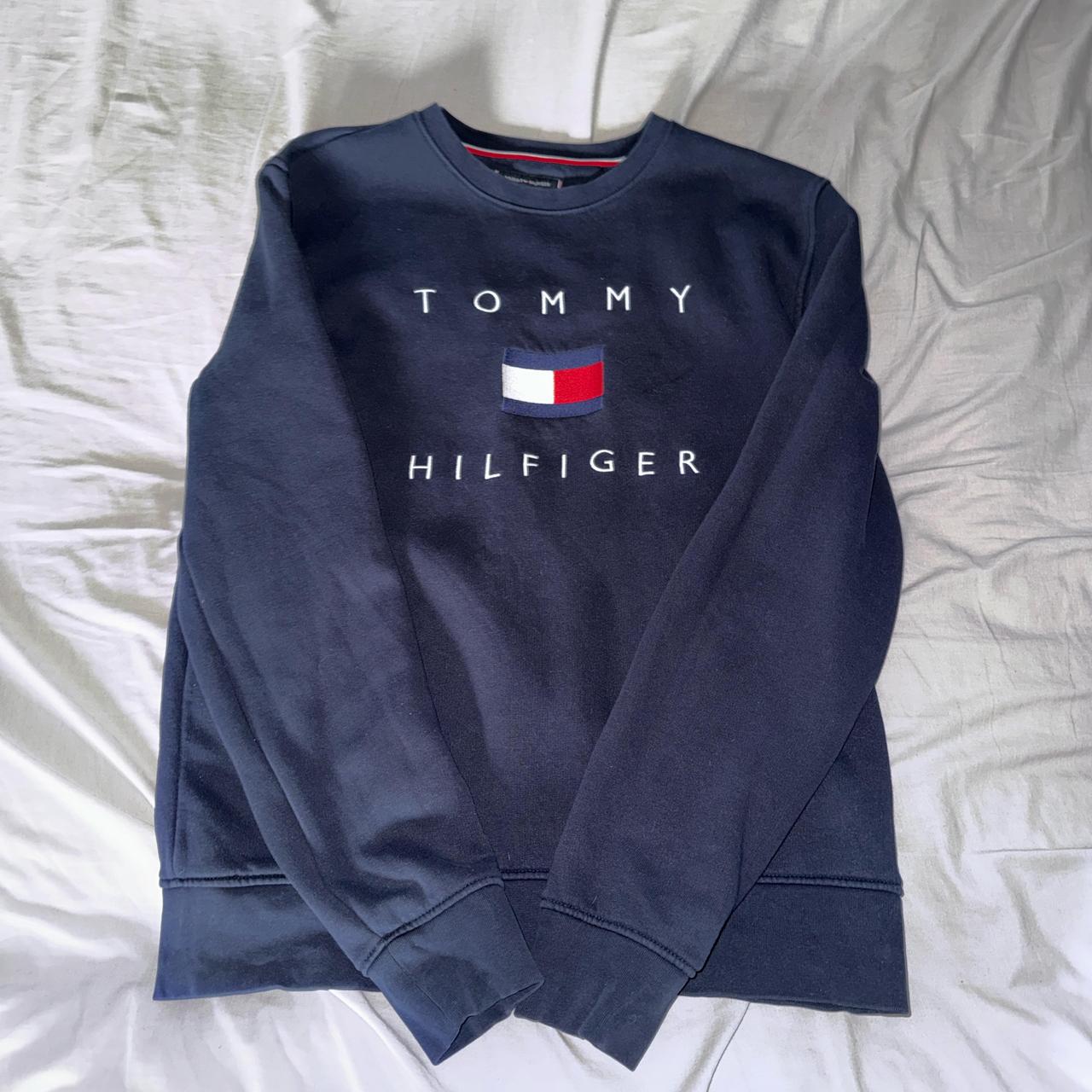 Tommy Hilfiger Jumper Never worn no defects Fits... - Depop