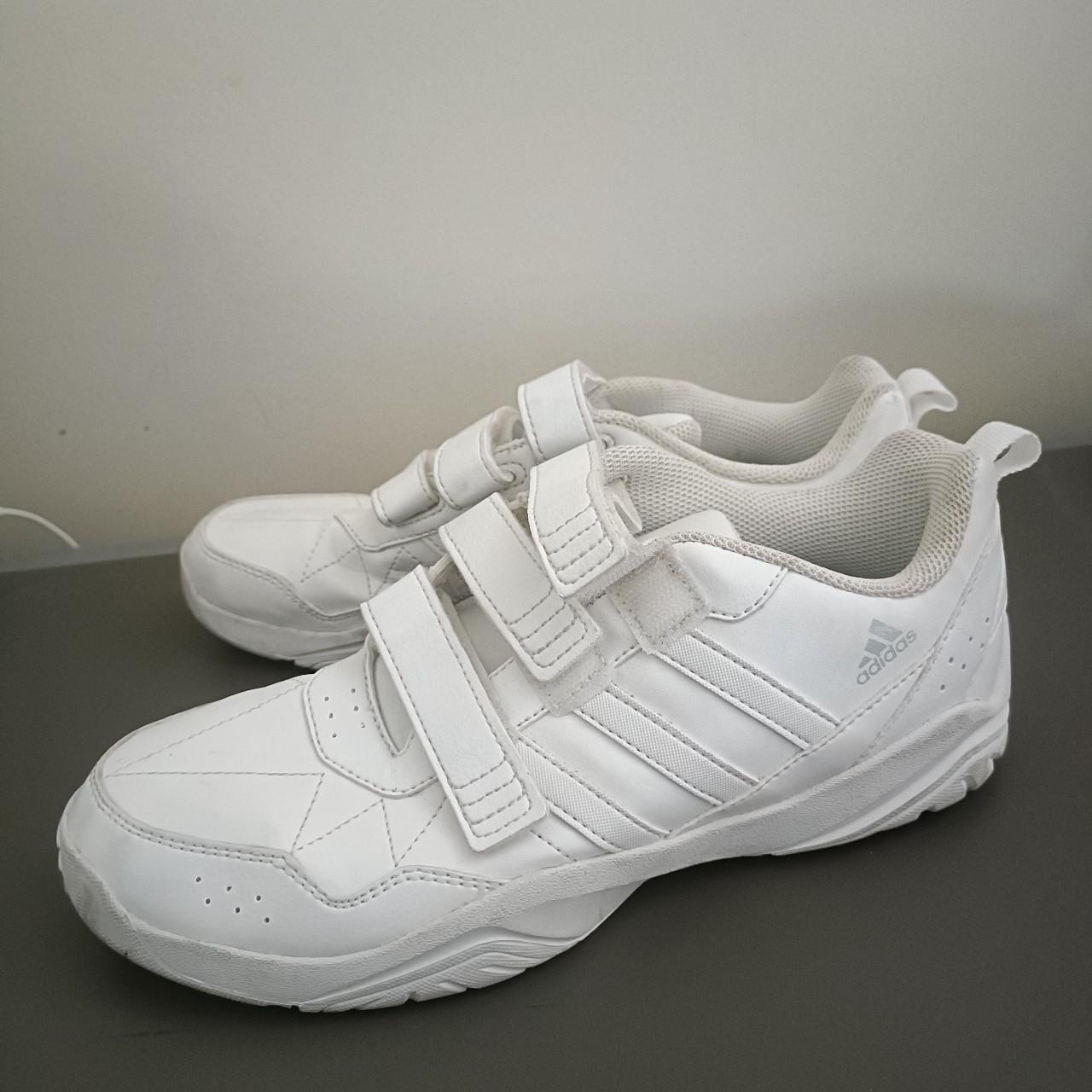 jd white adidas trainers