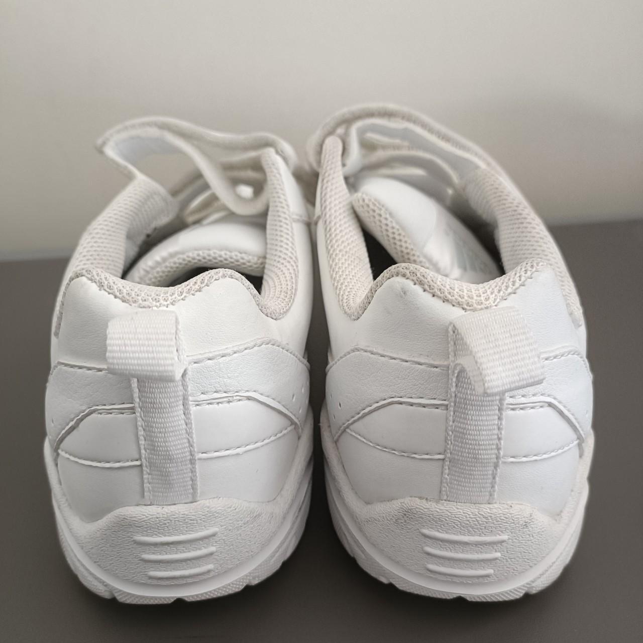 Size 5 white Adidas trainers. In excellent... - Depop