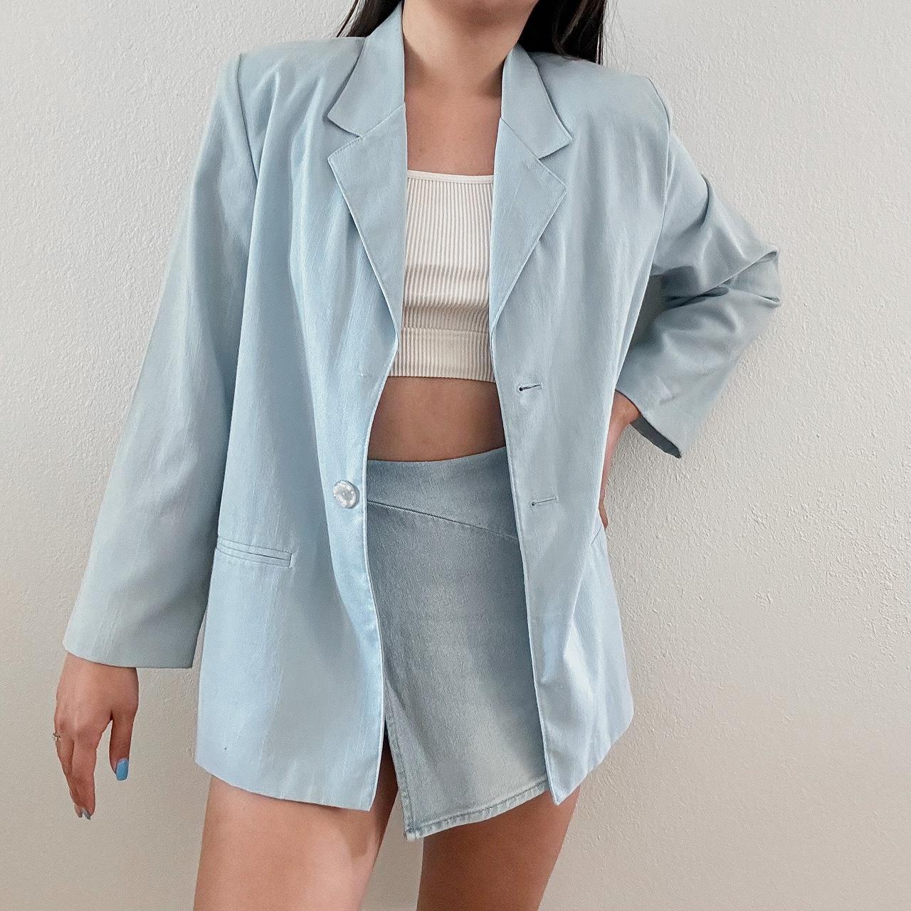 Sag Harbor Women's Blue Jacket | Depop