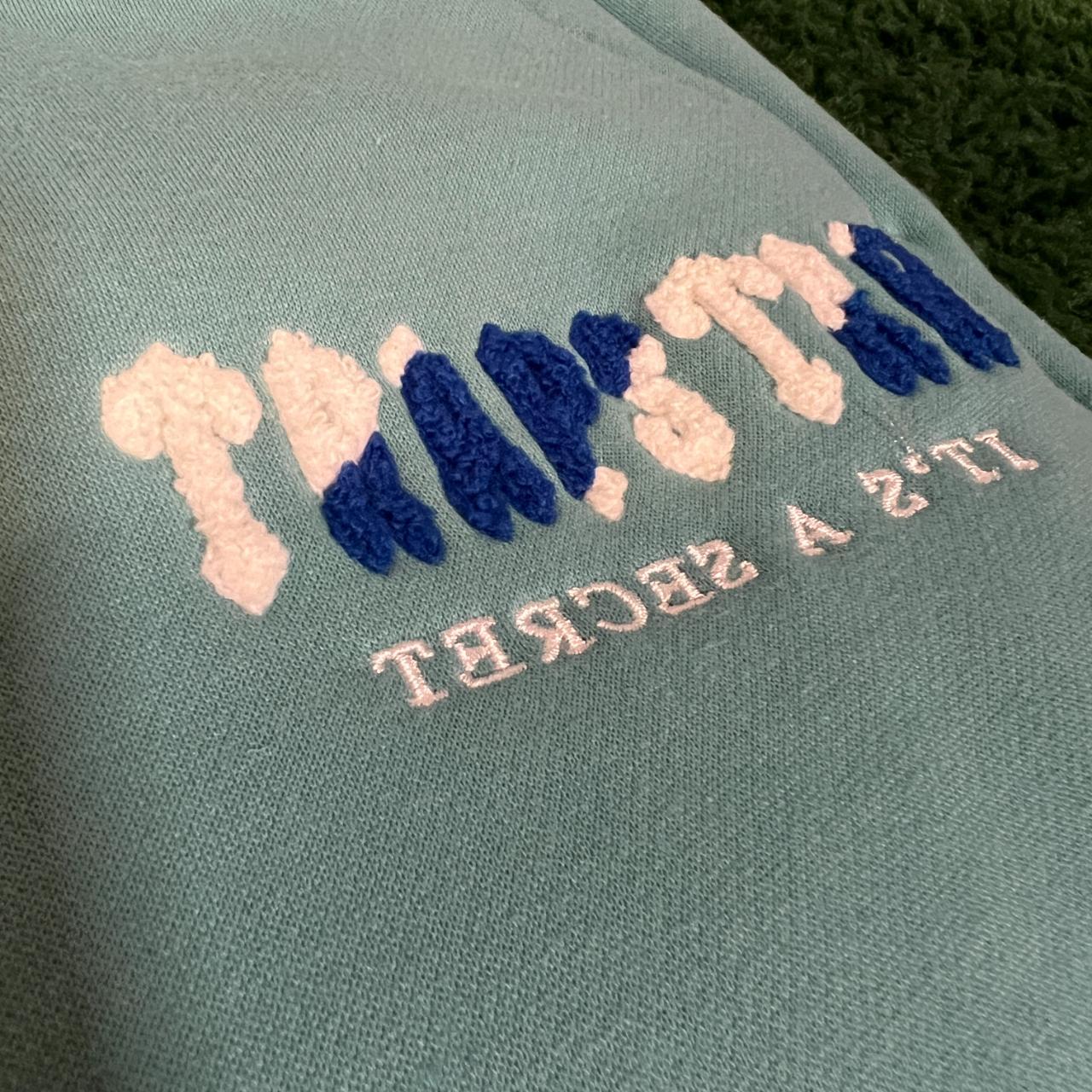 TrapStar Sweat Pants Light Blue Embroidered... - Depop