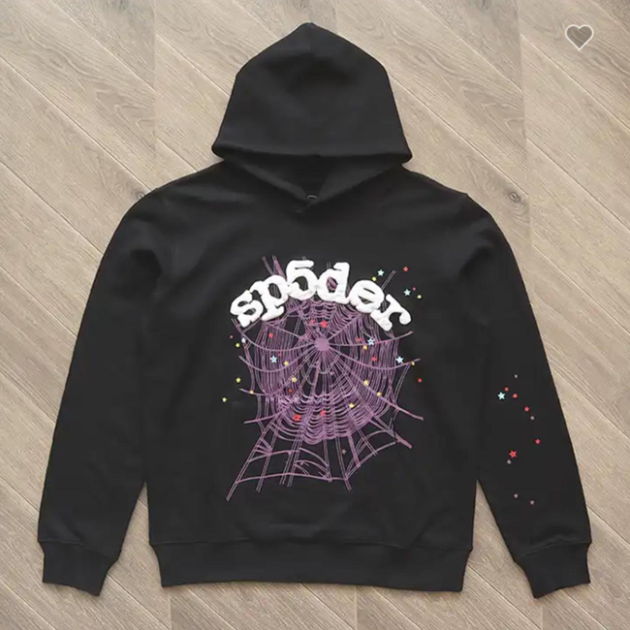 Introducing our black sp5der hoodie, designed for a... - Depop