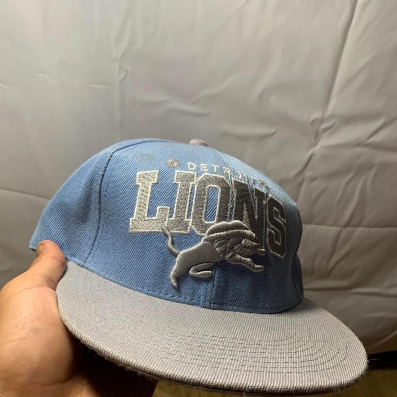 Detroit Lions NFL Mitchell & Ness Snapback Hat - Depop