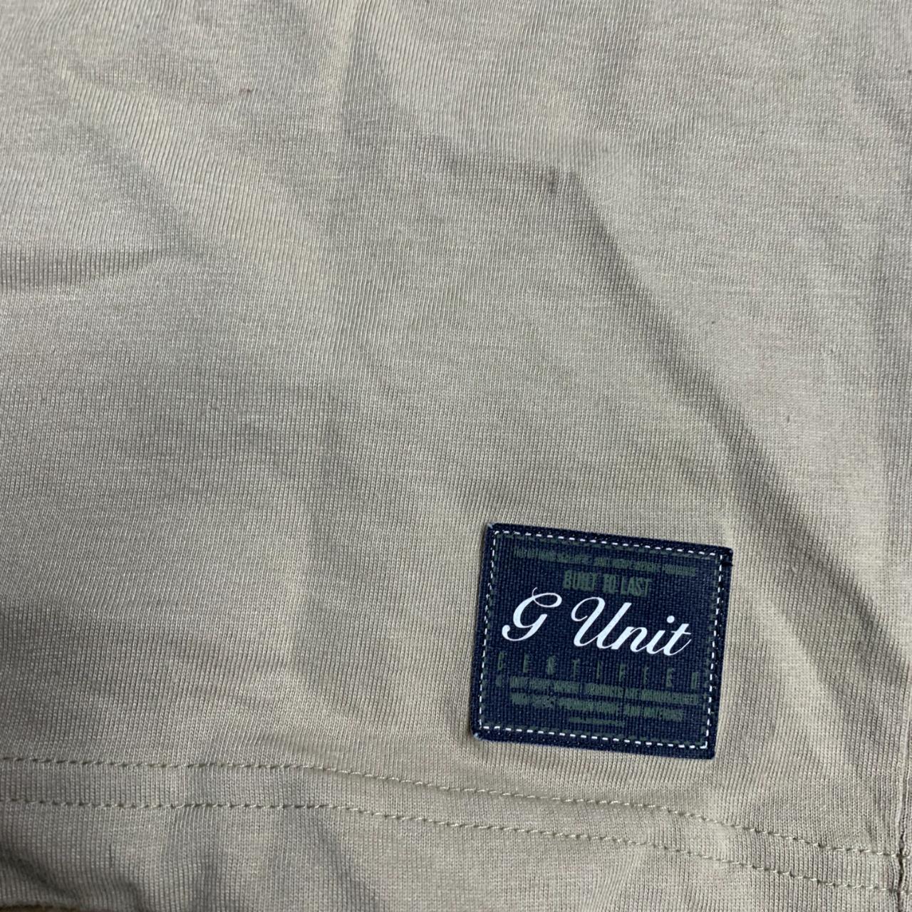 Y2K G Unit Shirt 50Cent XL Beige Cream... - Depop