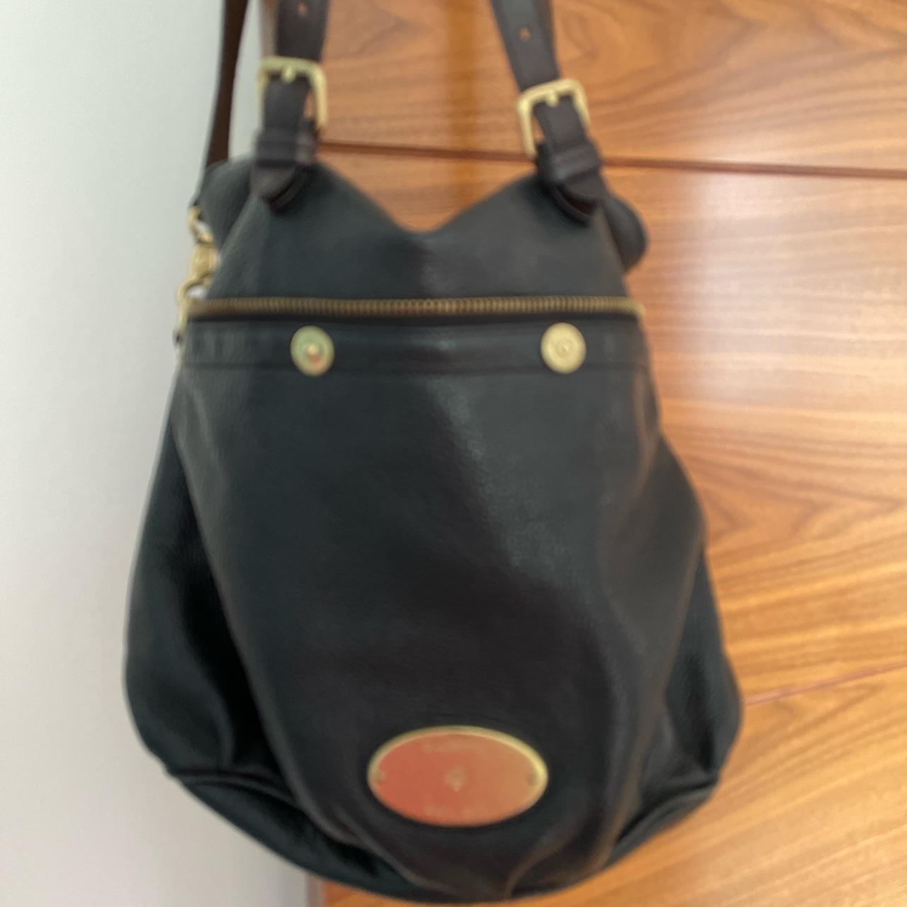 Mulberry genuine leather bag Inside pockets Short &... Depop