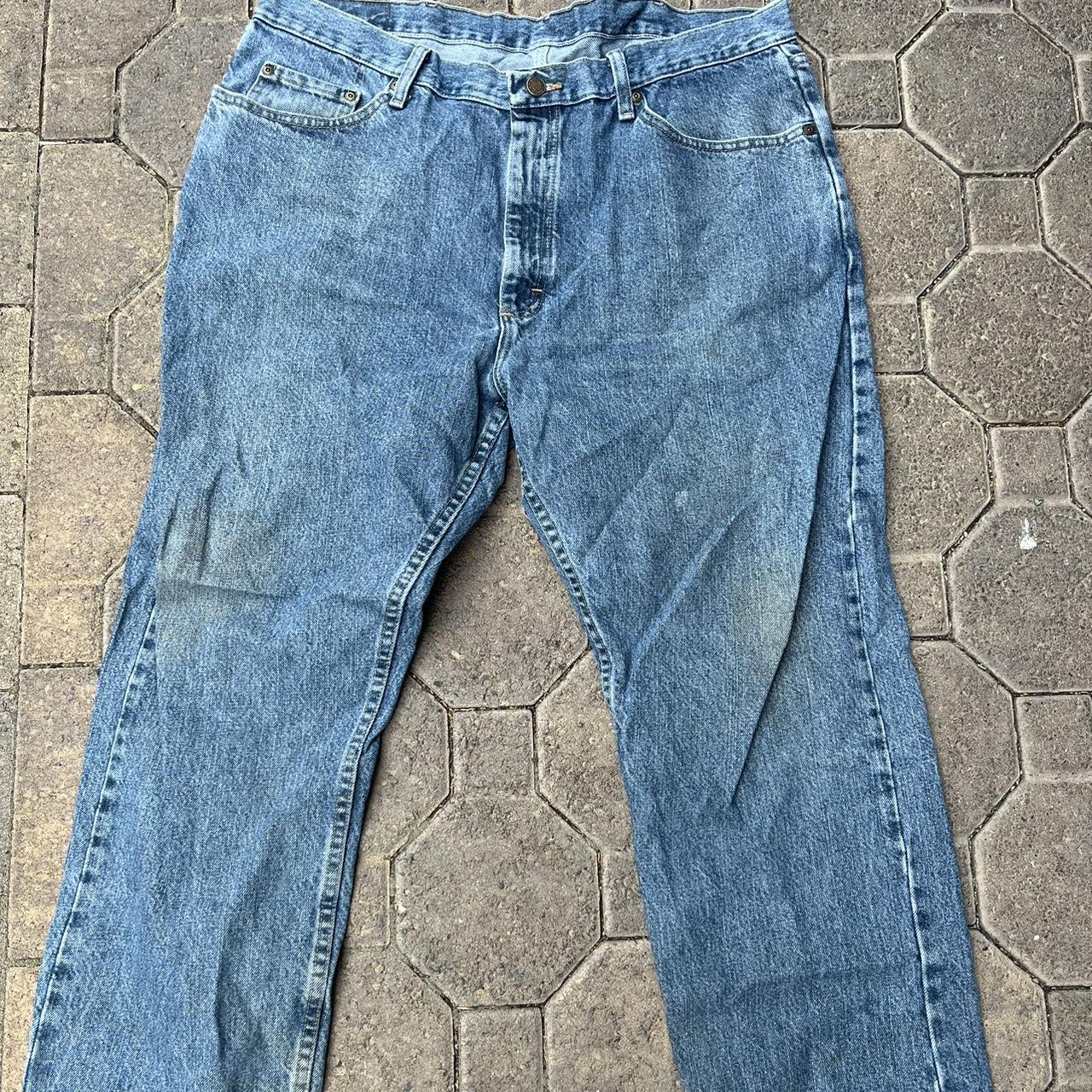Used Size 40x30 Wrangler Jeans. Very but not... - Depop