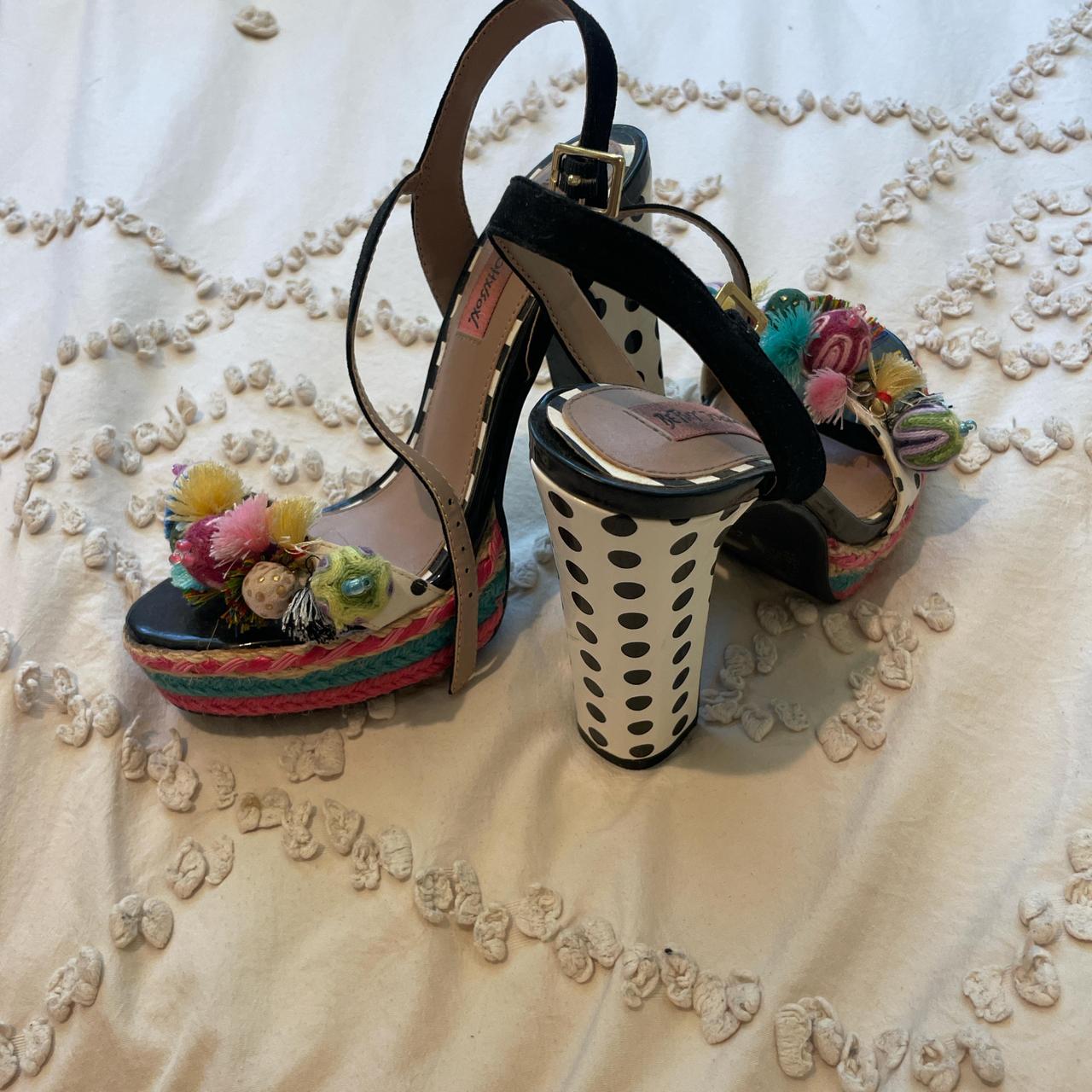 betsey Johnson Polkadot colorful Depop