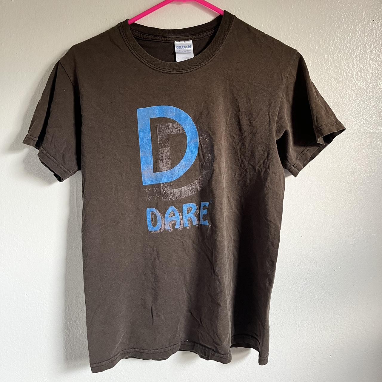Vintage Small Dare shirt. Little beat up with holes - Depop