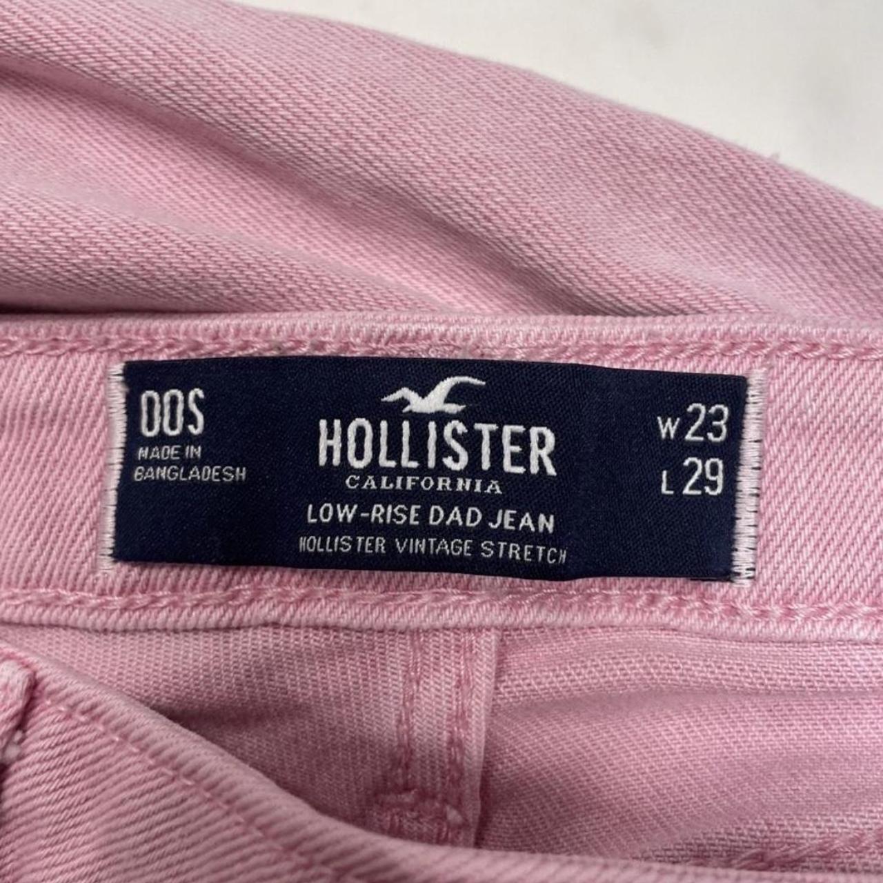 Hollister Pink Y2K Low Rise Jeans⭐️ •size 00... - Depop