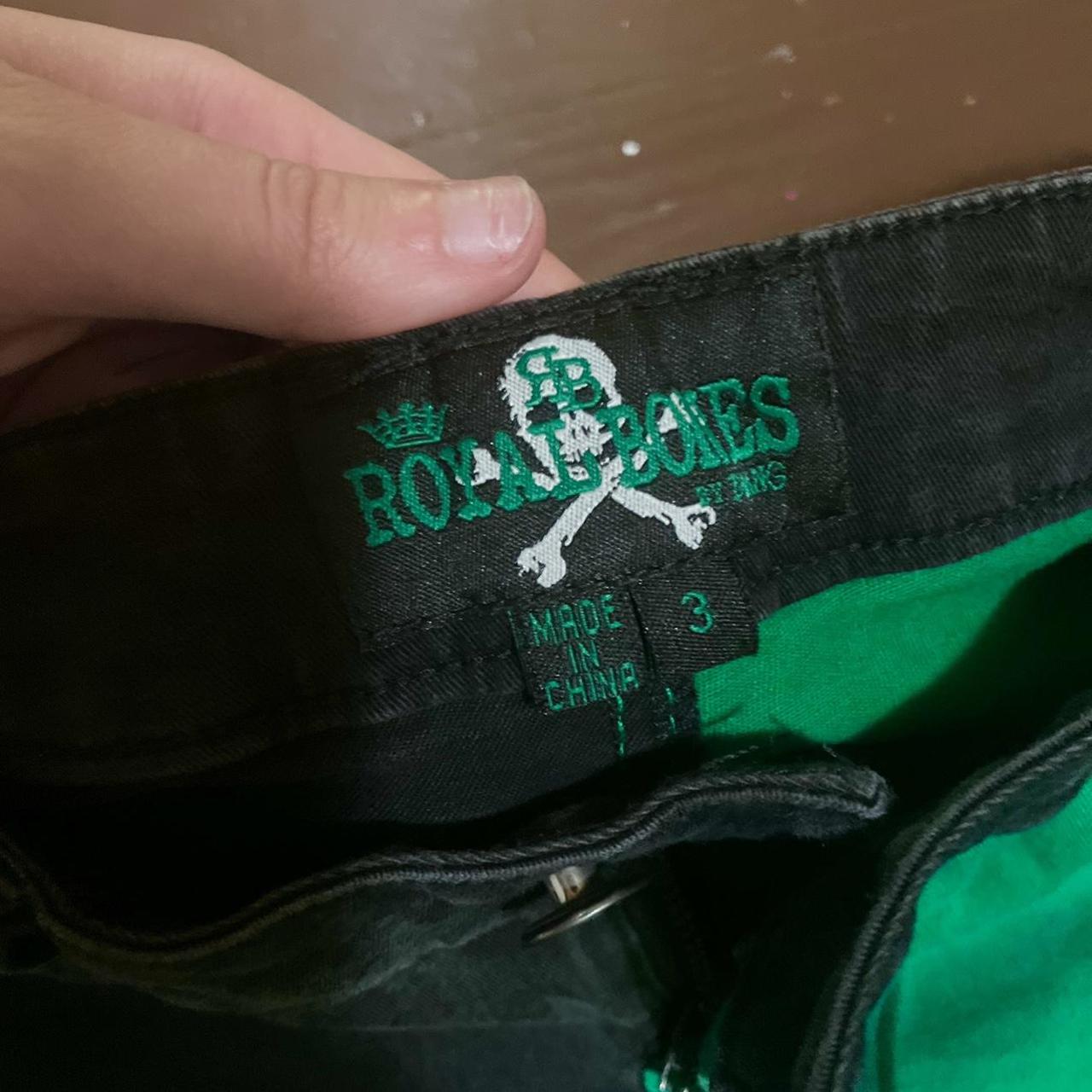 half green half black skinny jeans Low rise 2012... Depop