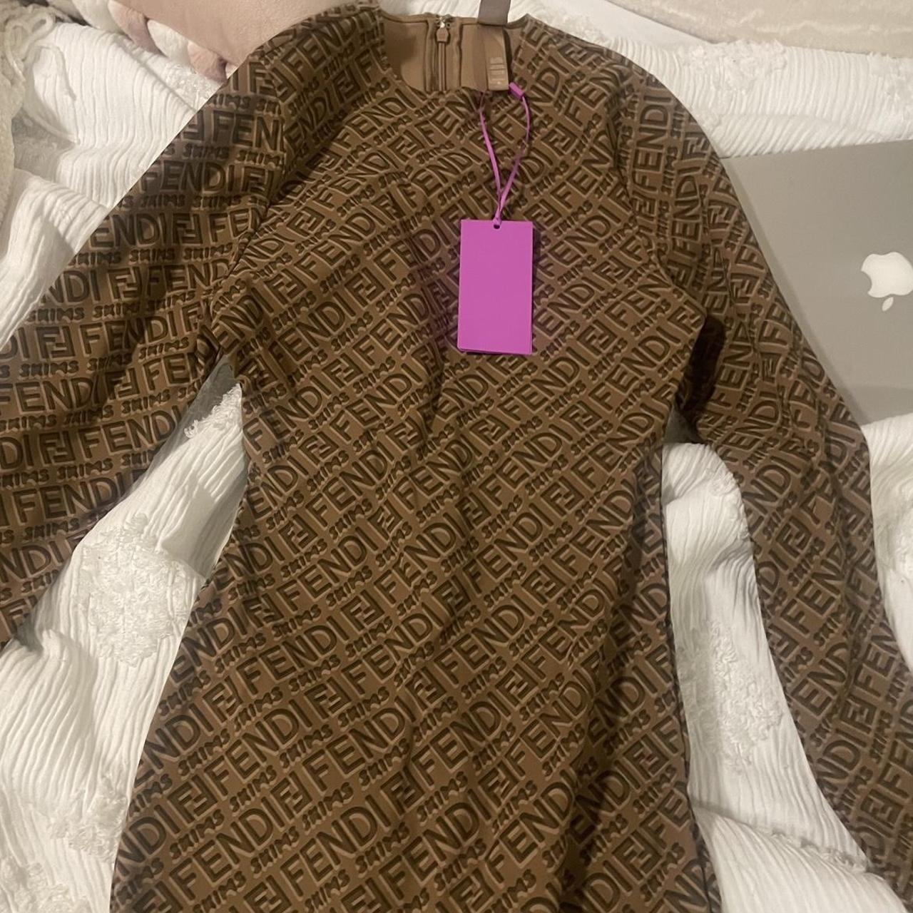 Fendi X Skims long sleeve jumpsuit. BRAND NEW with... Depop