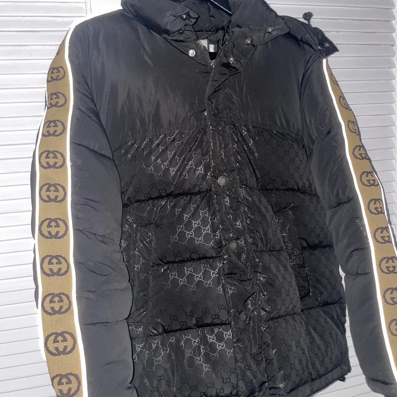 Gucci Monogram Down Jacket XL - Depop