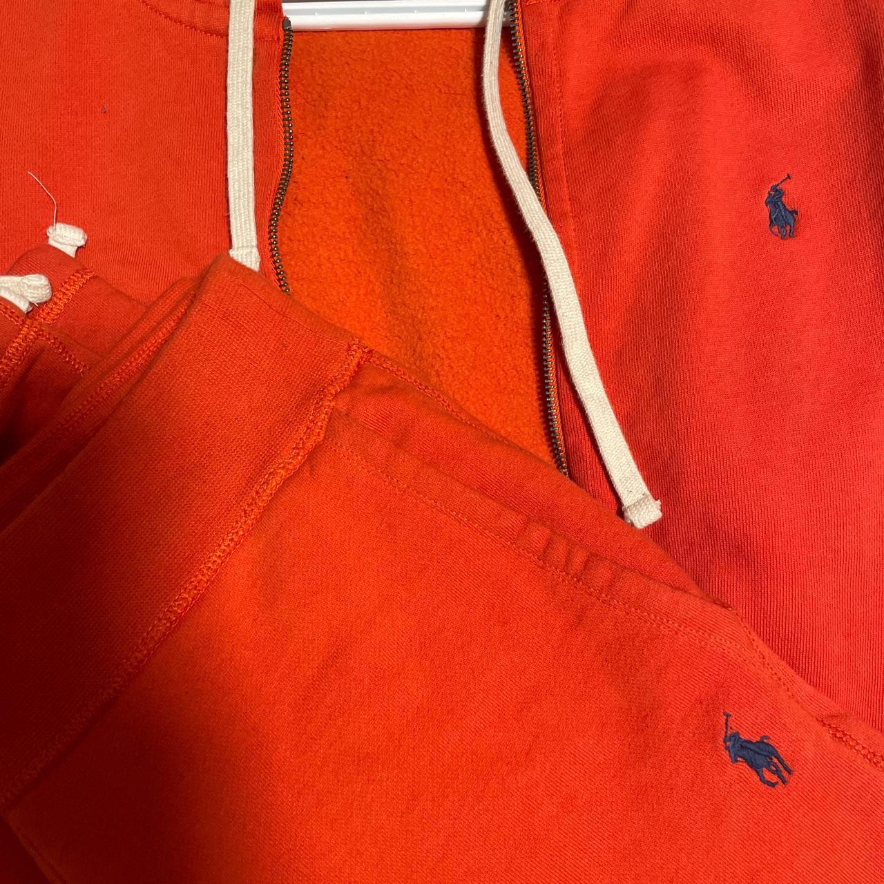 Polo hoodie online orange