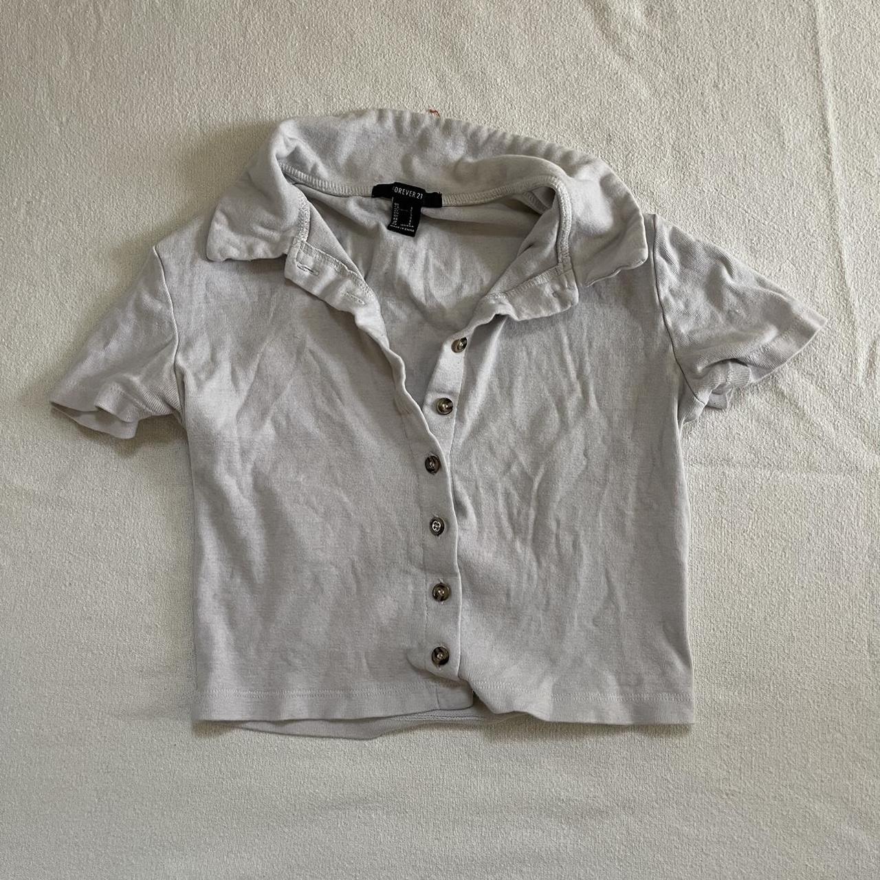 white button down shirt forever 21