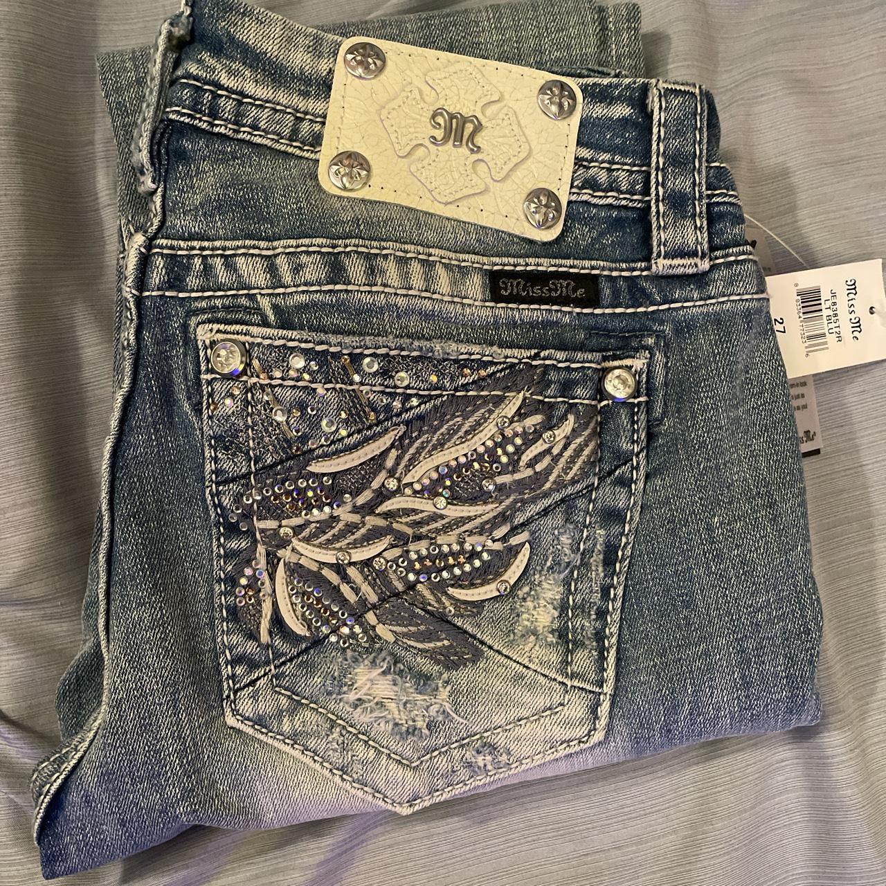 Miss me jeans brand new with tags! Rips are apart of... - Depop