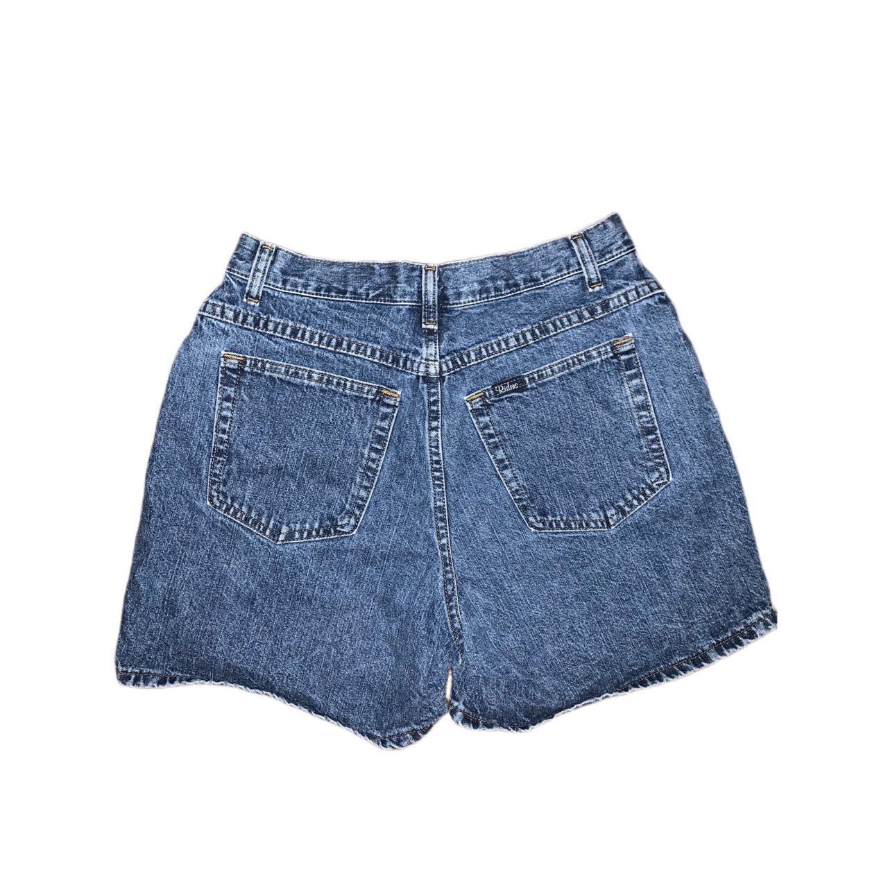 Blue high waisted jean shorts. Riders by Lee.... - Depop