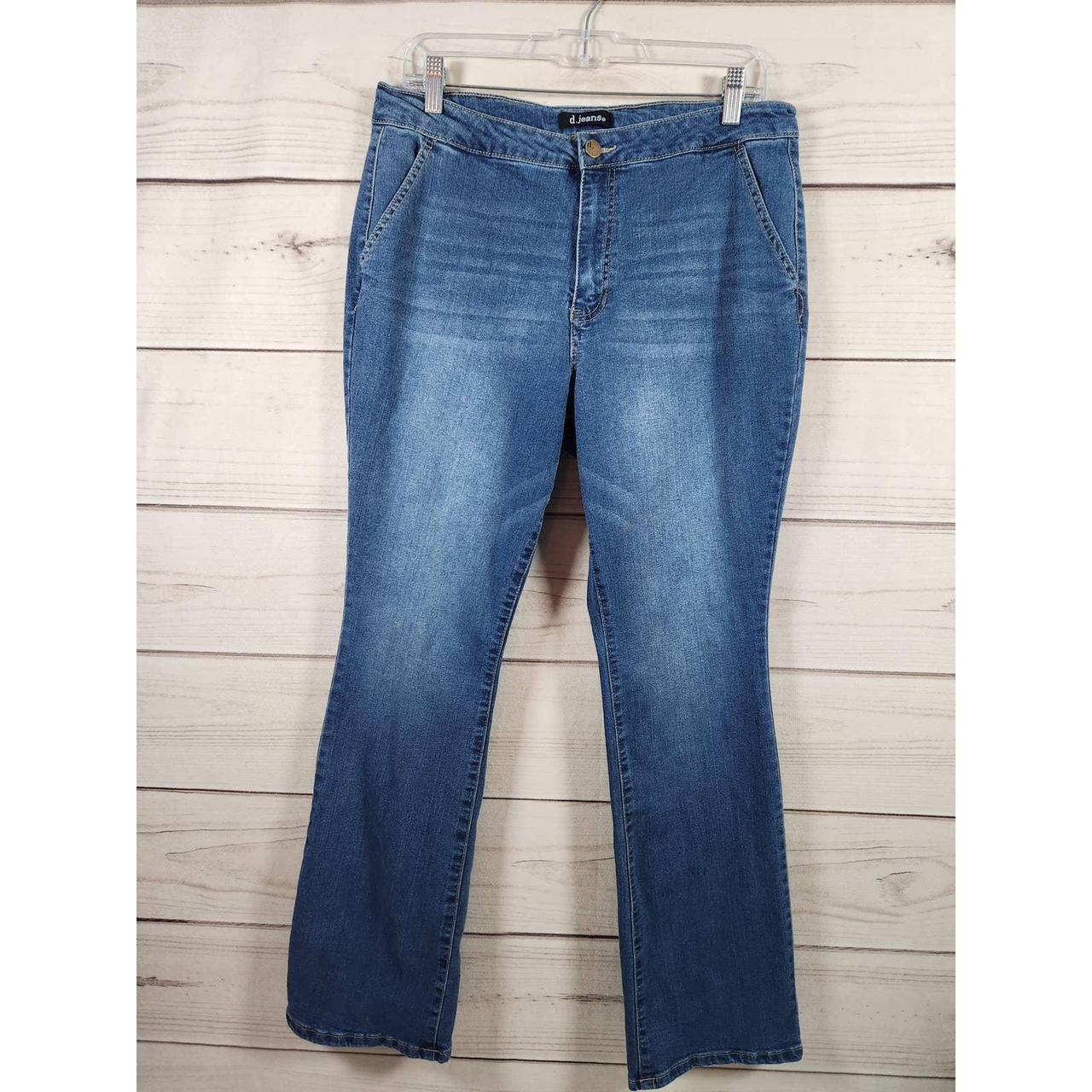 D.Jeans Womens Jeans Bootcut High Rise Whisker Denim... - Depop