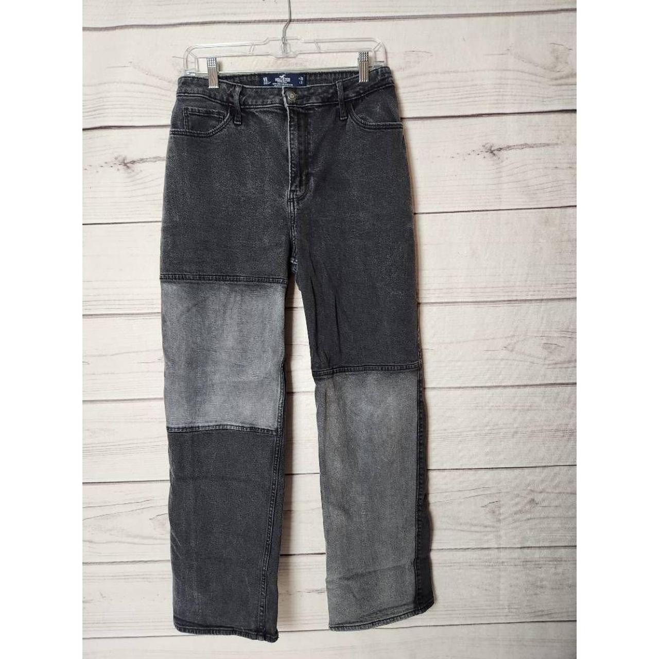 hollister color block jeans