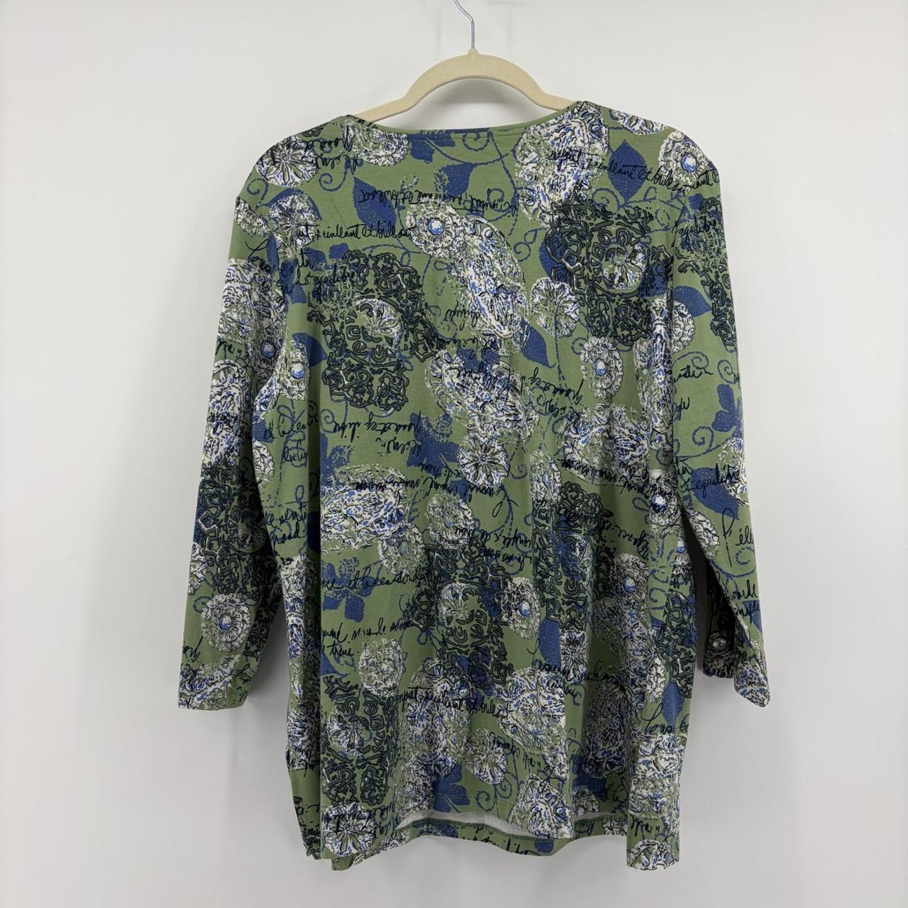 Ruby Rd. Women's Blouse - Green/Multi - L – Ruby … - image 2