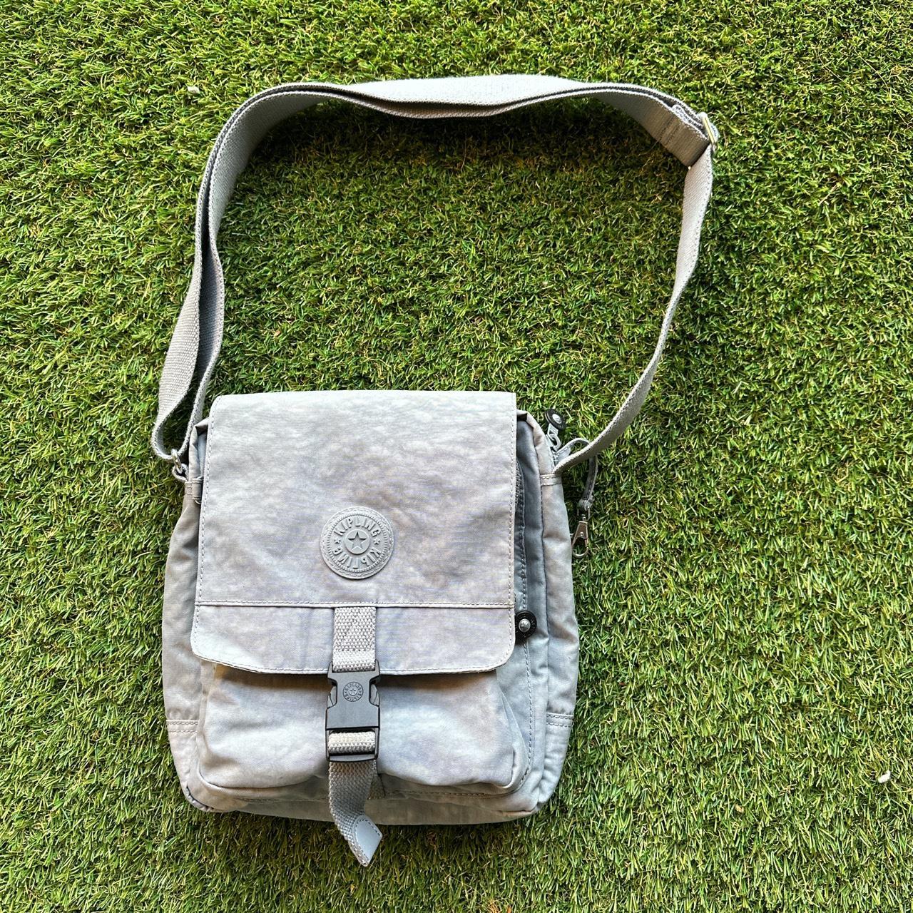 Kipling Lancelot Messenger / Crossbody Grey Bag... Depop