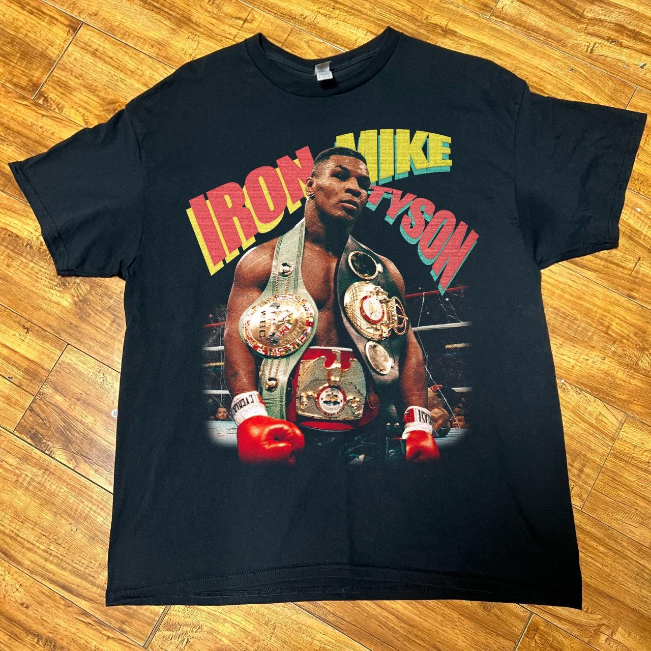 Mike Tyson T-Shirt Gildan 5000 (Slightly Oversized... - Depop