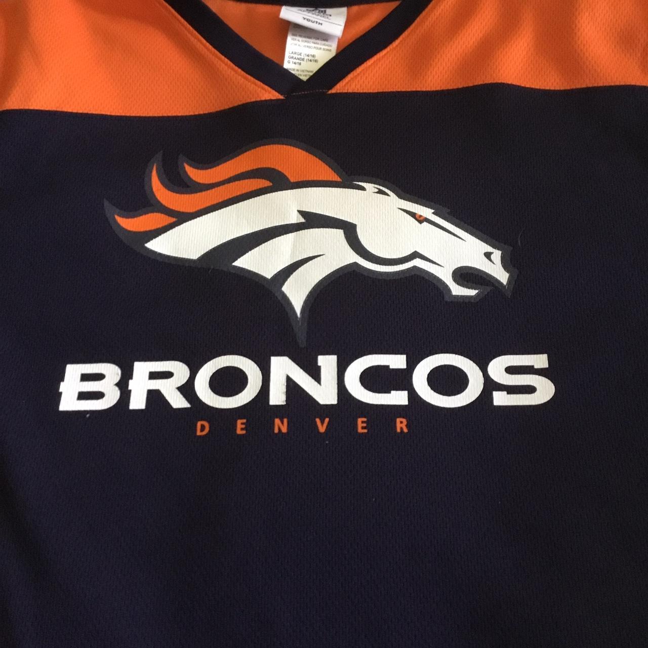 NFL JERSEY SIZE YOUTH XL 18-20 Denver Broncos NFL - Depop