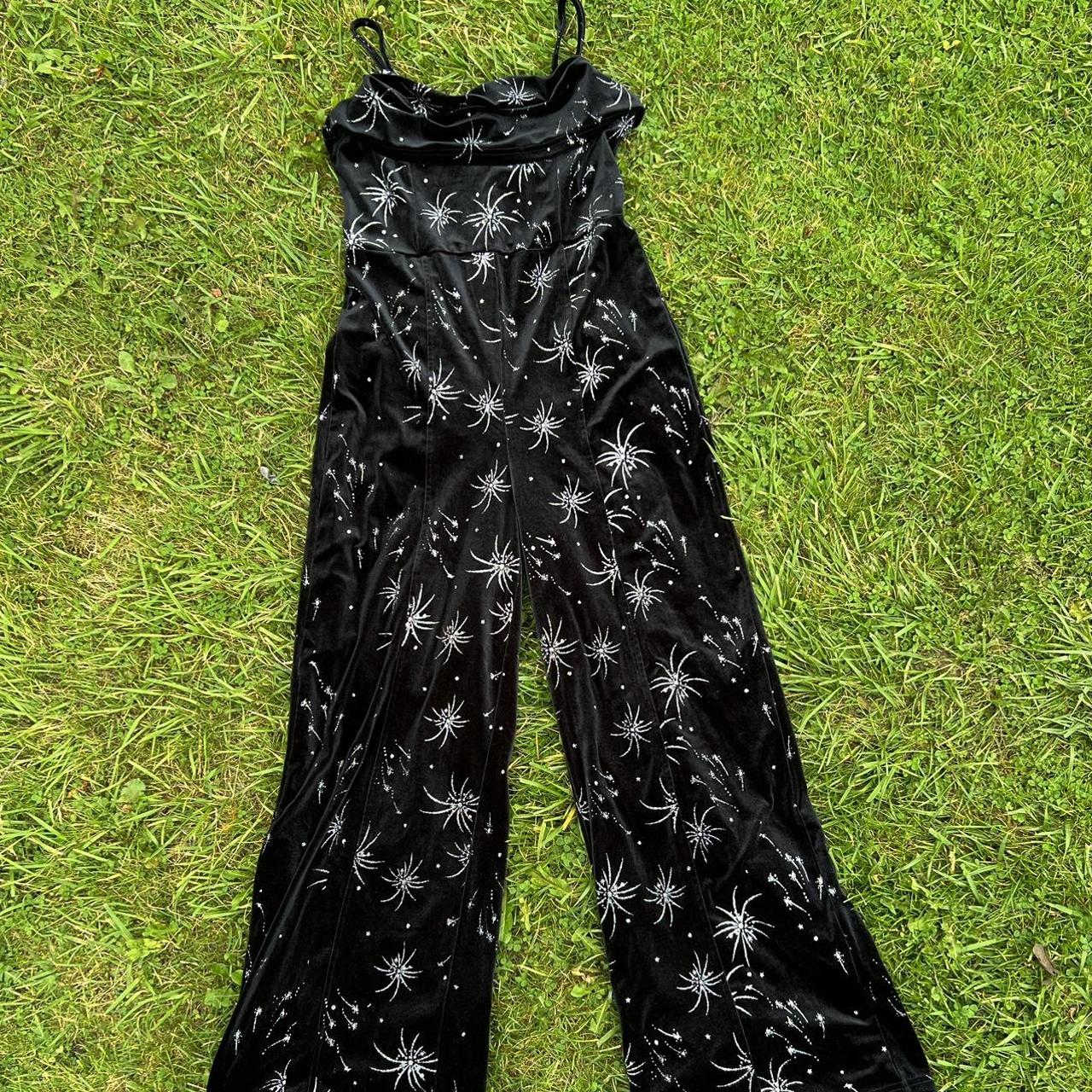  cider brand jumpsuit size L zip up back Depop