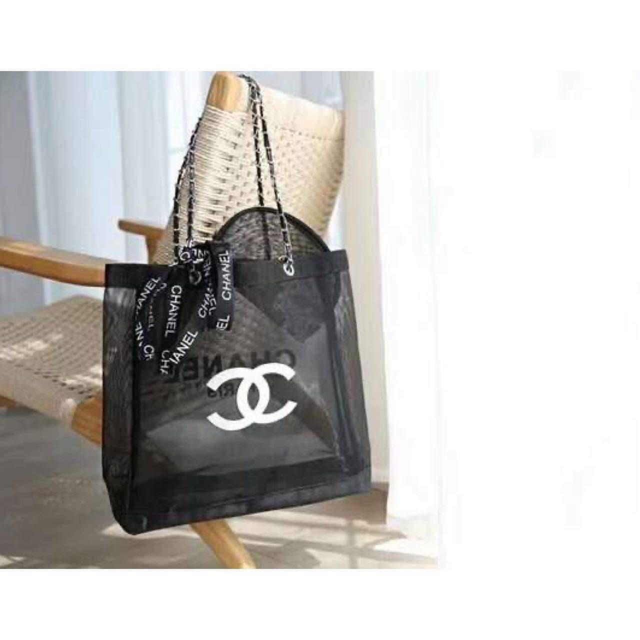 Chanel Mesh Tote Shopping Gift Bag