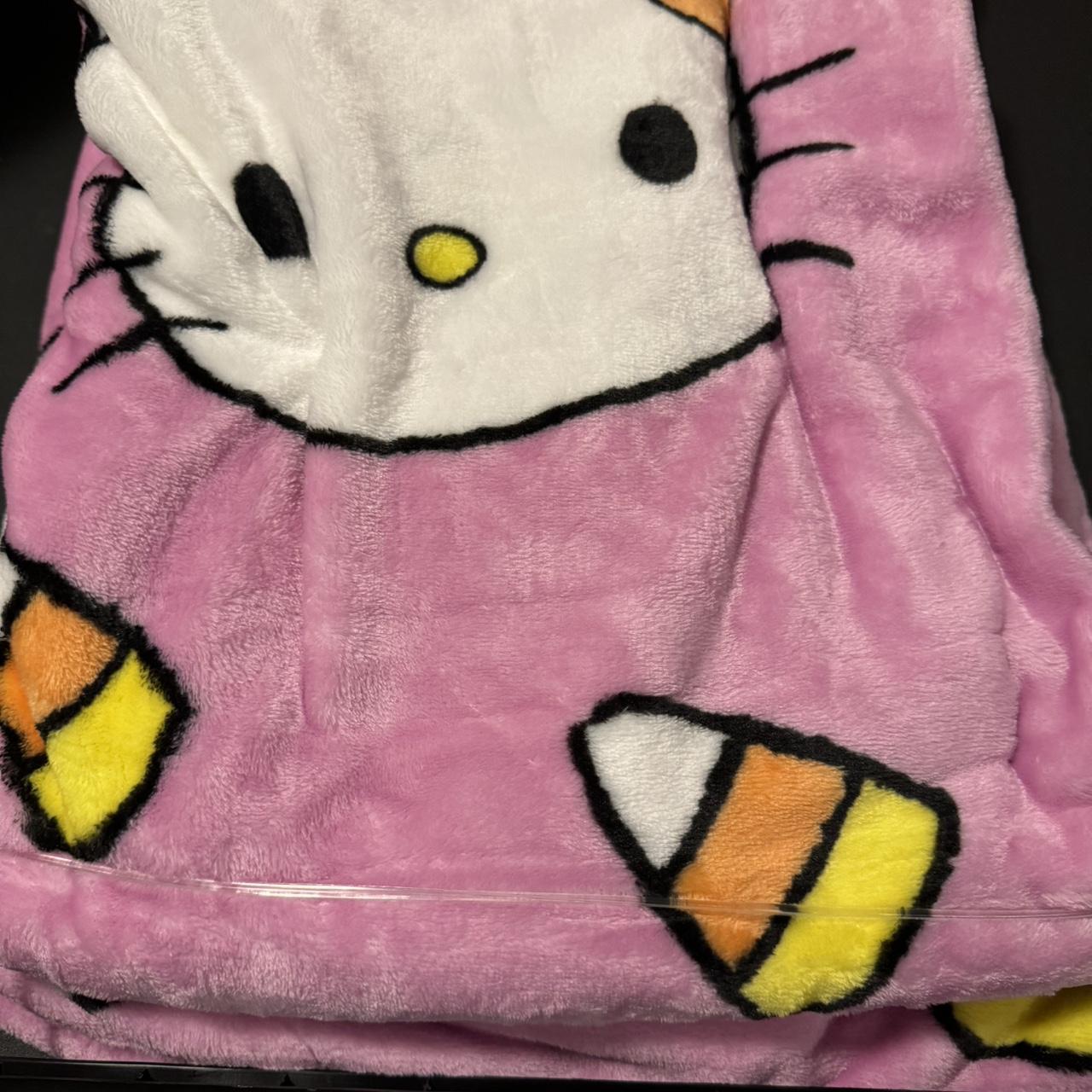 Pink candy corn blanket outlet