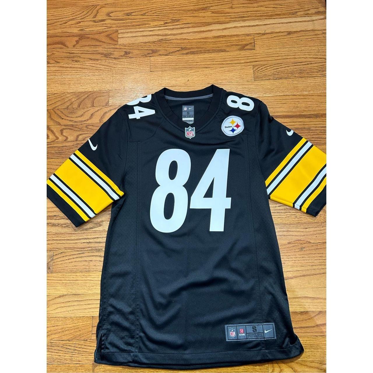 Nike On-Field Pittsburgh Steelers Antonio Brown #84 NFL Black Jersey - Small