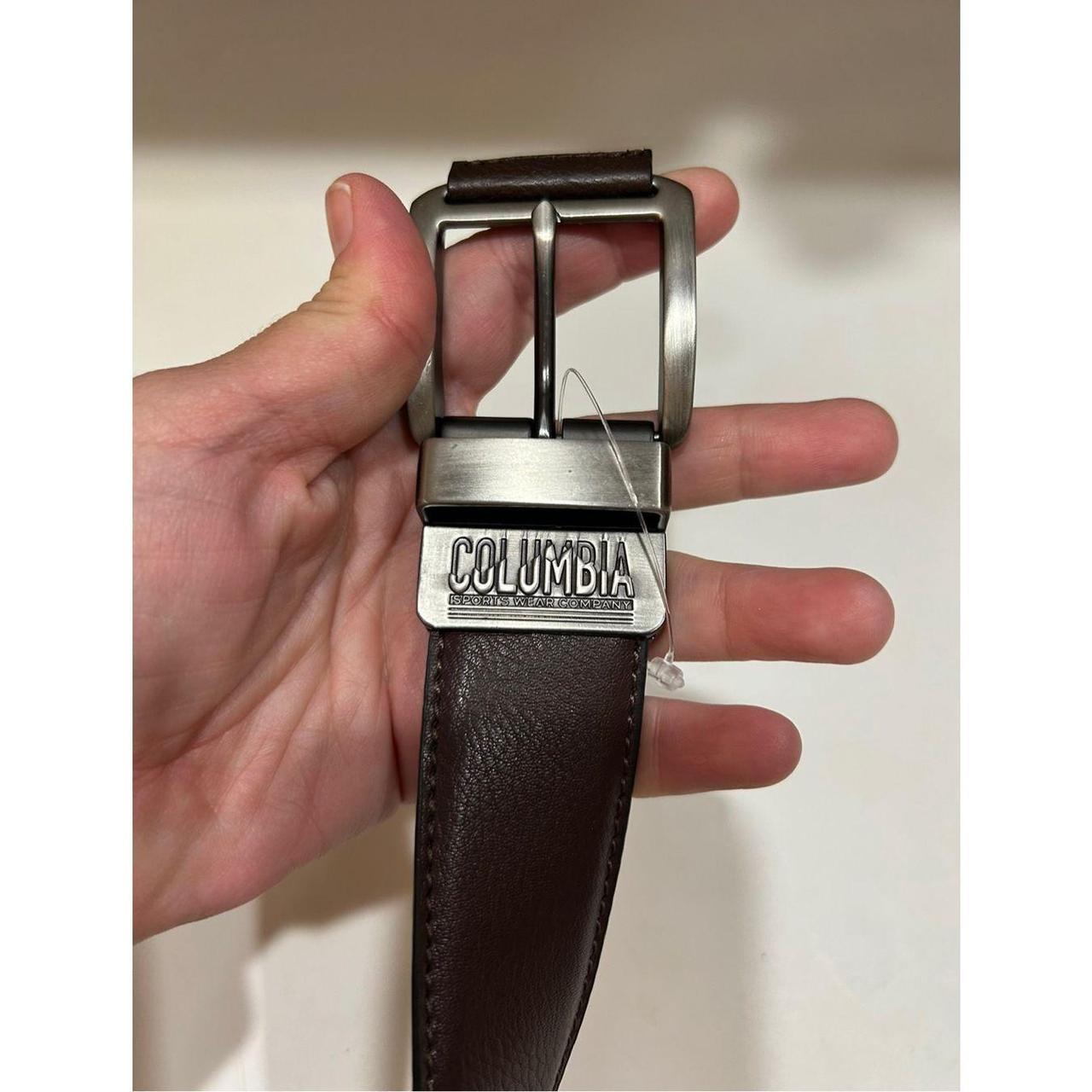 Columbia Men's Leather Reversible Casual Belt