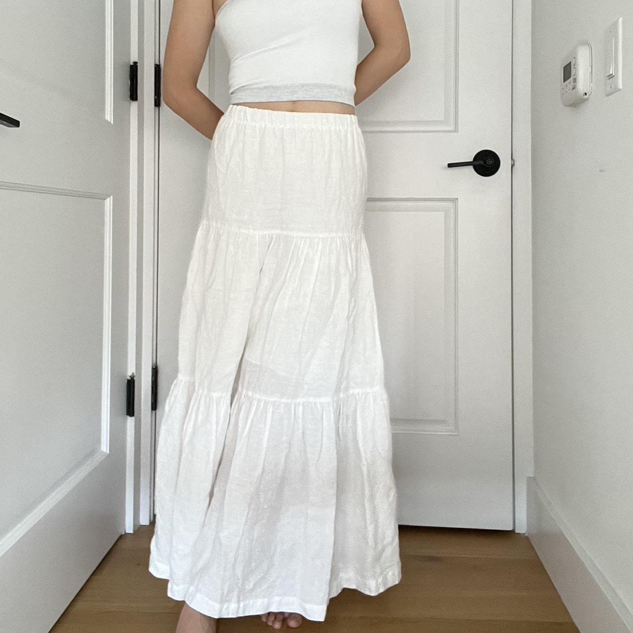 Aritzia White Skirt | Depop