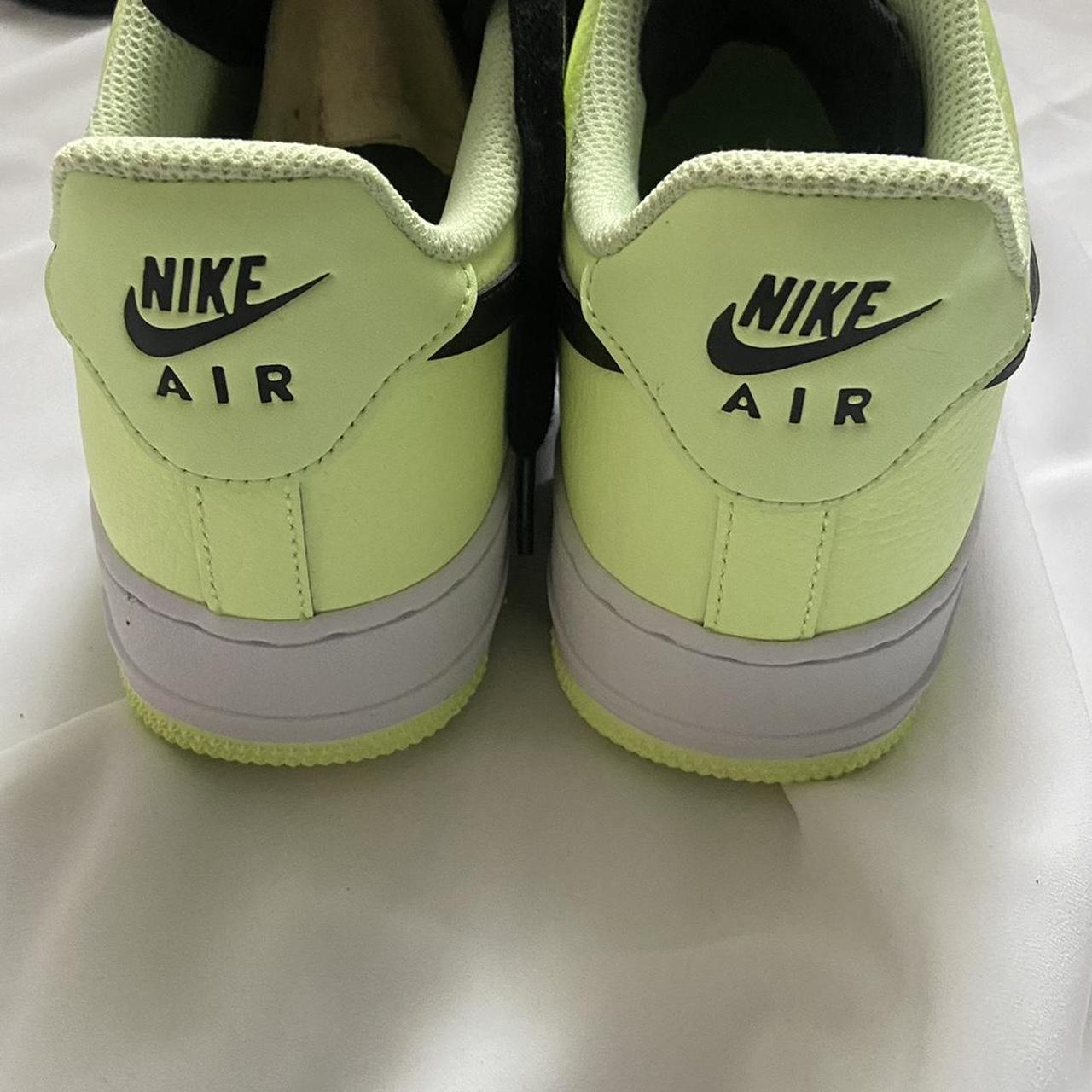 Nike Air Force 1 07 Women S Shoe Barely Volt Black Depop