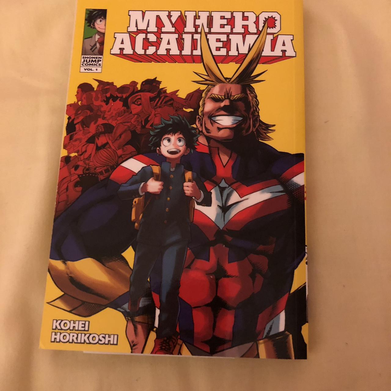 My Hero Academia manga volume 1 Creases on back - Depop