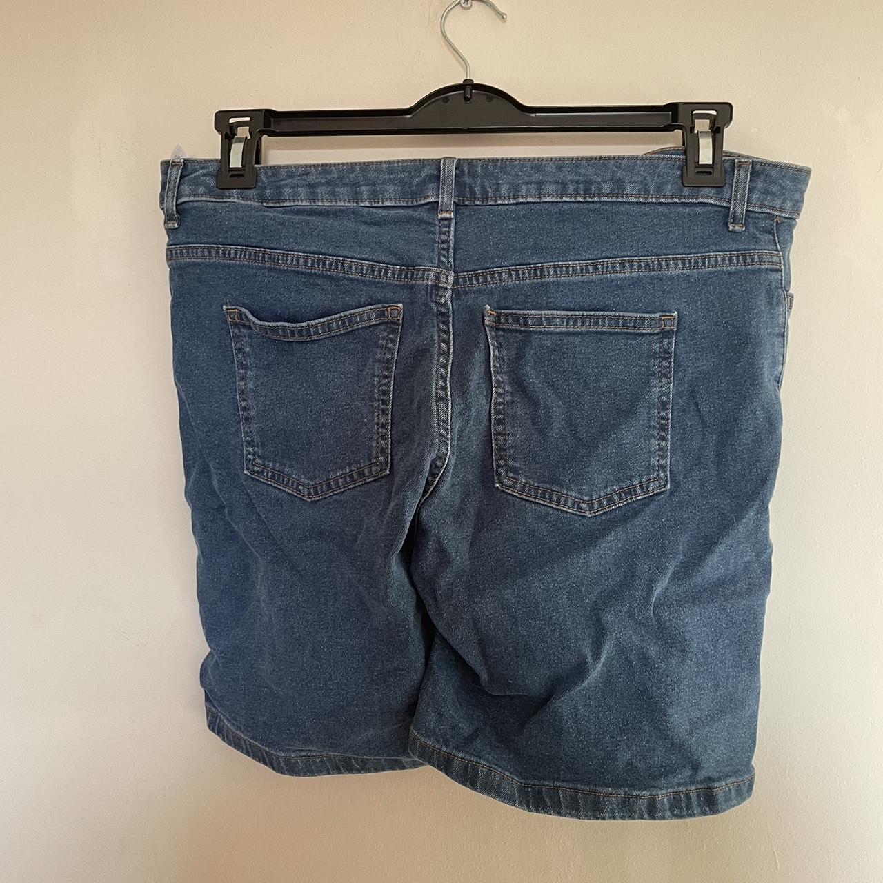 Denim shorts, mid thigh length - Depop