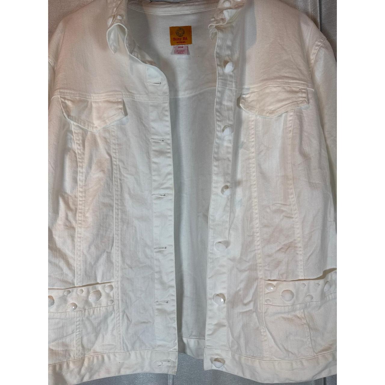 Ruby Rd. Women's Lightweight Jacket - White - 20 … - image 2